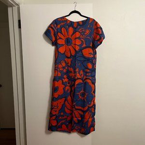 WHiT Floral Button Back Dress